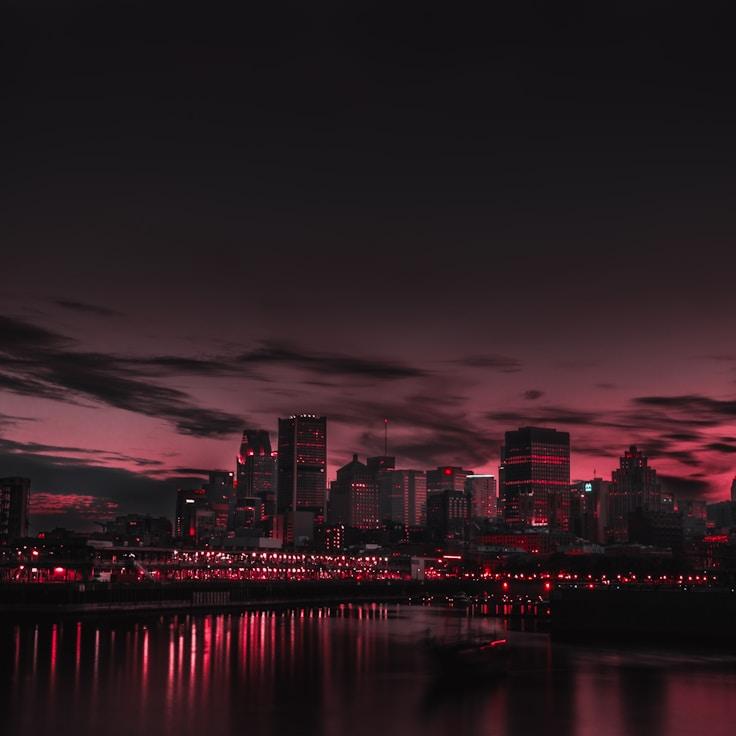 Sunset outdoors in Spain